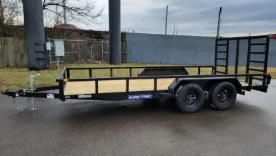 2027 Sure-Trac 7'X16' 7K Tube Top Utility Trailer