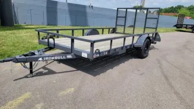 2023 Ironbull 7'x14' 3.5k Tube Top Utility Trailer