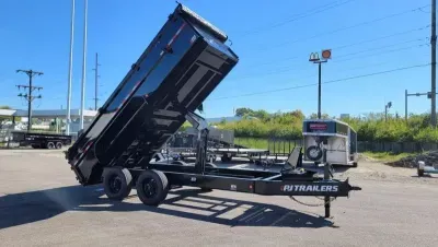 2026 PJ Trailers 7'x16' 24k / 3' HS / Scissor Dump Trailer