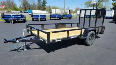 2026 Sure-Trac 6'X12' 3K Tube Top Utility Trailer