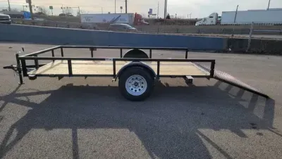 2025 Texas Bragg 6.5'X12' 3K Tube Top Utility Trailer
