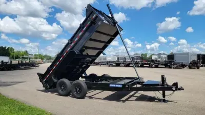 2027 Sure-Trac 7'X14' 14K Tele / 7 Ga. / Dump Trailer