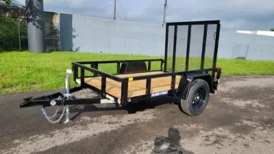 2026 Sure-Trac 5'X8' 3K Tube Top Utility Trailer