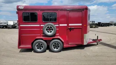 2026 Valley 6'8"X14' 7K / 7' Interior / 2 Horse Slant Thorough