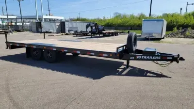 2026 PJ Trailers 8.5'X20' 7K / BP / Spare / Toolbox / Deckover Trai 