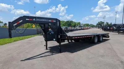 2022 Ironbull 8.5'x20'+5' 22k GN Deckover Trailer
