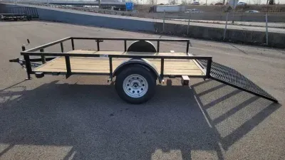 2025 Texas Bragg 6.5'X10' 3K Tube Top Utility Trailer