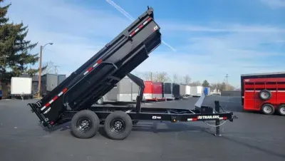 2027 PJ Trailers 7'X14' 15.4K Scissor Dump Trailer