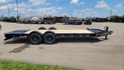 2026 PJ Trailers 7'X17'+3' 15.4K Voyager Equipment Trailer 