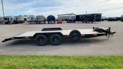 2026 Sure-Trac 7'X20' 10K Wood Deck Car Hauler Trailer