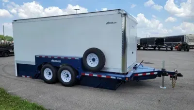 2026 Air-Tow 75"X16' 10K XL Enclosed Drop Deck Trailer
