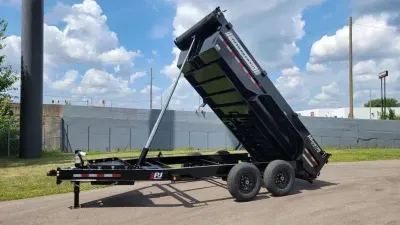 2027 PJ Trailers 7'X14' 15.4K Tele Dump Trailer
