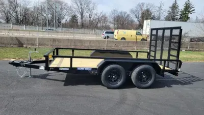 2026 Sure-Trac 6'X12' 7K Tube Top Utility Trailer