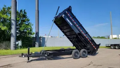 2026 Sure-Trac 7'X16' 14K / 3' High Side / Tele / 7 Ga. / Hyd. Ja 