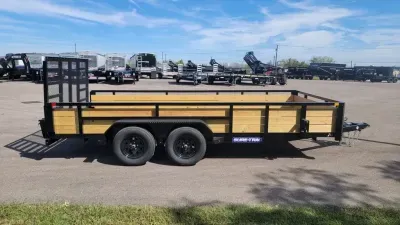 2027 Sure-Trac 7'X16' 7K Three Board Utility Trailer 