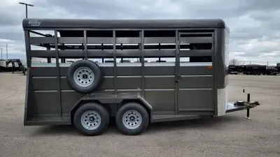 2026 Valley 6'8"x16' 7k / 7' Interior / Livestock Trailer