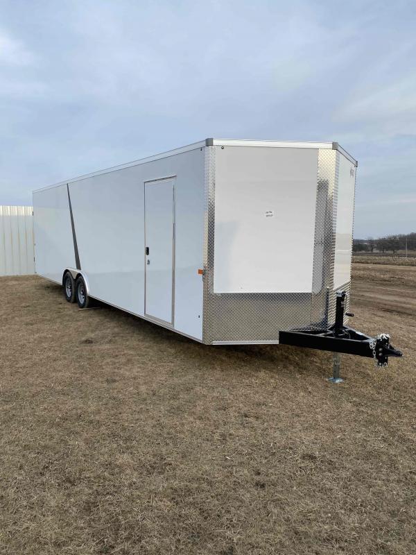 2022 AERO 8.5X28TA52 WHITE Enclosed Cargo Trailer 2022 AERO 8.5X28TA52 WHITE Enclosed Cargo Trailer