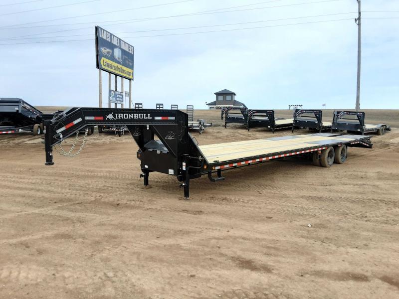 2022 Iron Bull 102X36 20K GOOSENECK TRAILER Lakes Area Trailer Shop