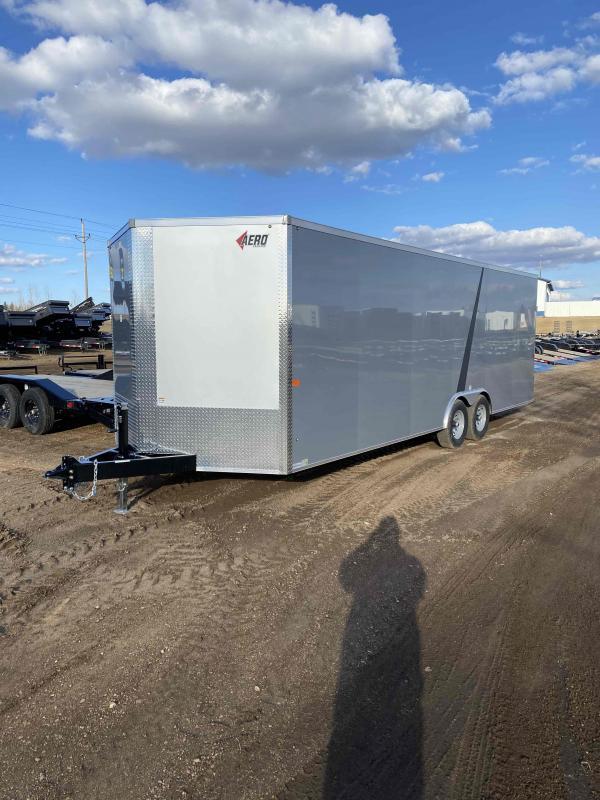 2022 AERO 8.5X24TA52 SILVER Enclosed Cargo Trailer 2022 AERO 8.5X24TA52 SILVER Enclosed Cargo Trailer