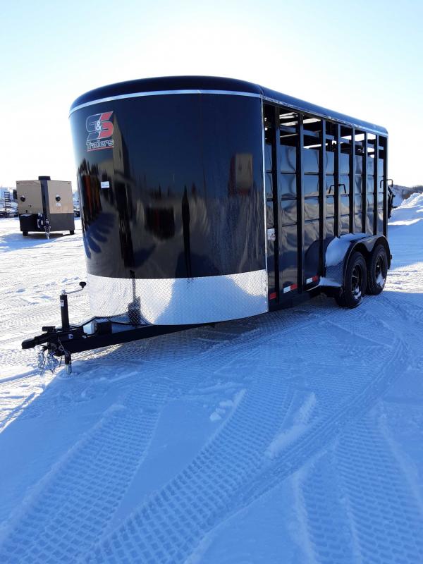 2023 S&S Manufacturing 6'8''X6'6''X16' STOCK TRAILER 2023 S&S Manufacturing 6'8''X6'6''X16' STOCK TRAILER