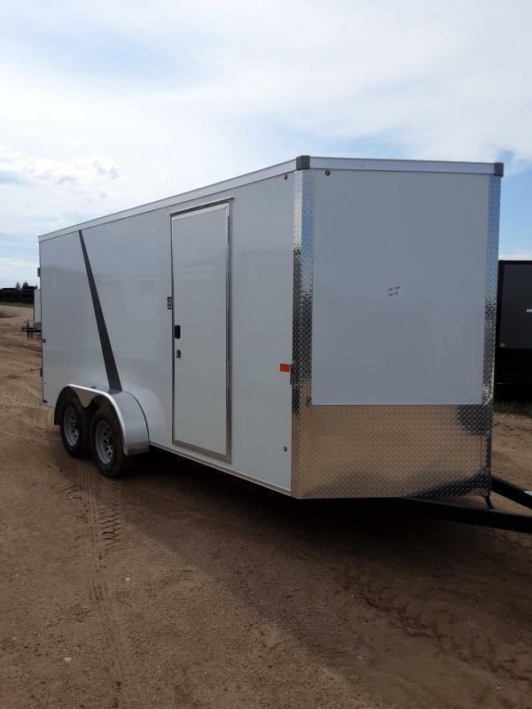 2023 AERO 7X16 WHITE ENCLOSED TRAILER 2023 AERO 7X16 WHITE ENCLOSED TRAILER