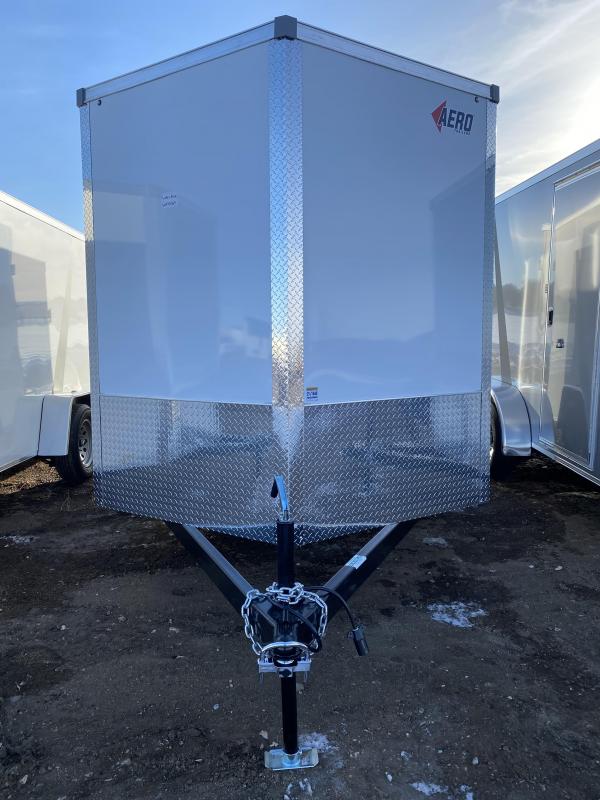2021 AERO 7X12SA WHITE Enclosed Cargo Trailer 2021 AERO 7X12SA WHITE Enclosed Cargo Trailer