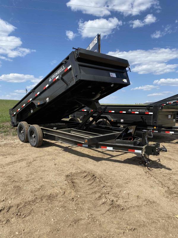 2021 Iron Bull 83X16 Dump Trailer Lakes Area Trailer Shop Flatbed