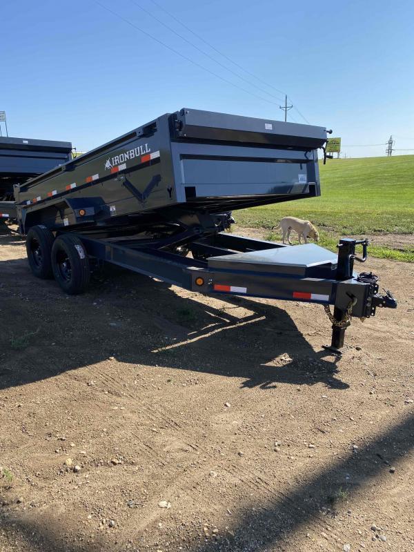 2022 Iron Bull 83X14 Dump Trailer Lakes Area Trailer Shop Flatbed