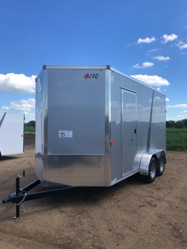 2021 AERO 7X14TA35 SILVER Cargo/Enclosed Trailer 2021 AERO 7X14TA35 SILVER Cargo/Enclosed Trailer