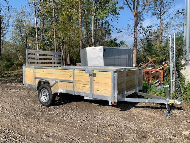 74" X 12' Aluminum Single Axle Open Utility Trailer 74" X 12' Aluminum Single Axle Open Utility Trailer