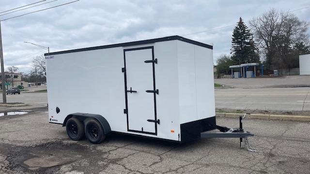 7' X 16' Tandem Axle Enclosed Trailer (Blackout Pkg) 7' X 16' Tandem Axle Enclosed Trailer (Blackout Pkg)