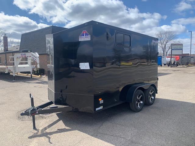 7' X 12' Tandem Axle Enclosed Trailer (Blackout Pkg) 7' X 12' Tandem Axle Enclosed Trailer (Blackout Pkg)