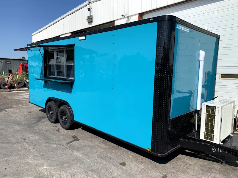 2025 Quality Cargo 8.5' x 20' TA Enclosed Vending / Concession Trailer