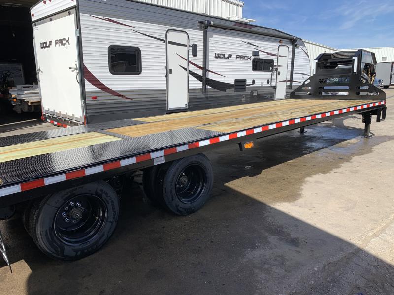 2023 Midsota FBGN 32' RAMPS Hydraulic jacks/Brakes Gooseneck Trailer 25