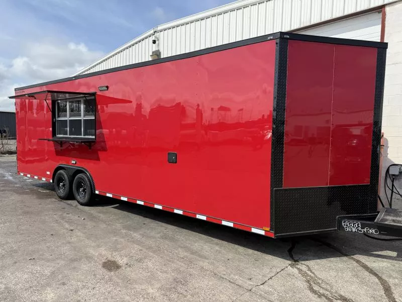 2026 Quality Cargo 8.5' x 26' Bathroom Package Vending / Concession Trailer