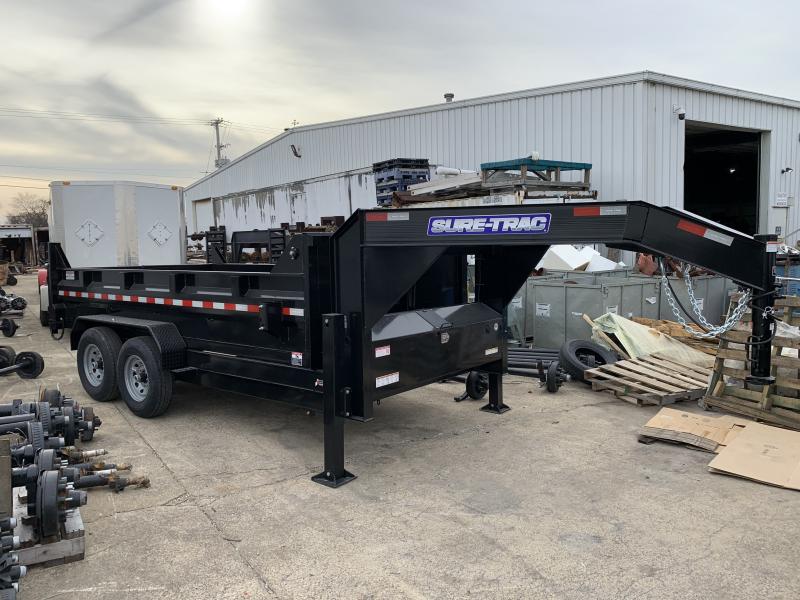 2022 Sure-Trac 82 IN x 14 HD Low Profile Gooseneck Dump 2022 Sure-Trac 82 IN x 14 HD Low Profile Gooseneck Dump