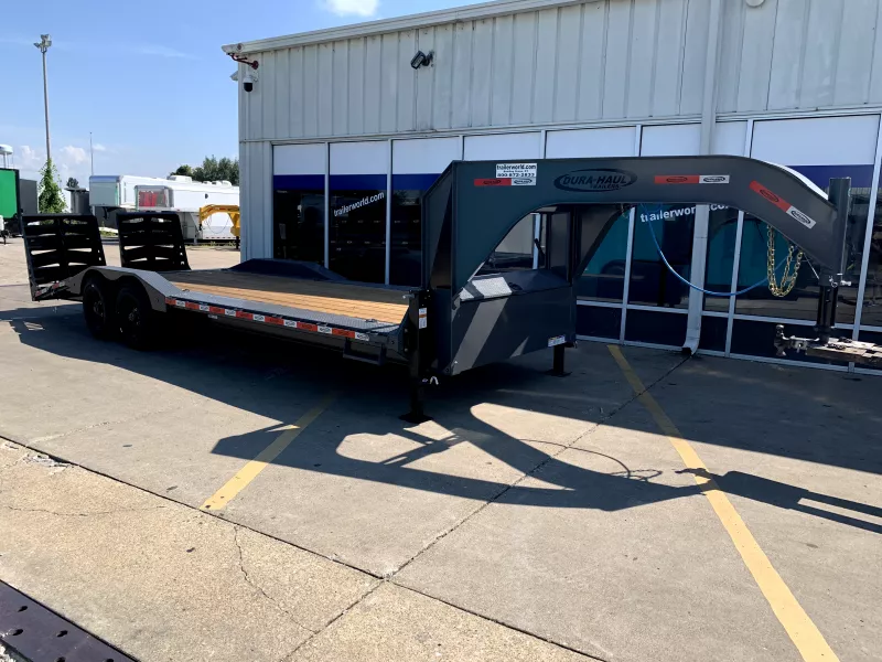 2026 Dura-Haul 8.5' x 24' (20+4) Drive-over Fenders (2)10K Axles Gooseneck Equipment Trailer
