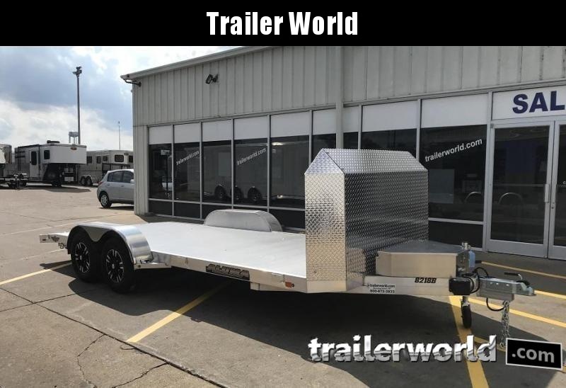2021 Aluma Anniversary Edition 8218B Aluminum Open Car Trailer 2021 Aluma Anniversary Edition 8218B Aluminum Open Car Trailer