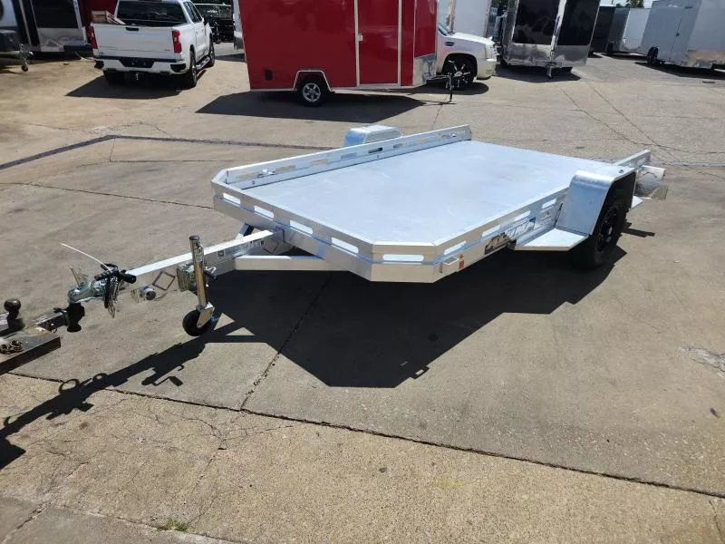 2026 Aluma EX7712HSLR-S-R Executive Heavy Single Axle Sliding Ramp 77" x 12' Utility Trailer