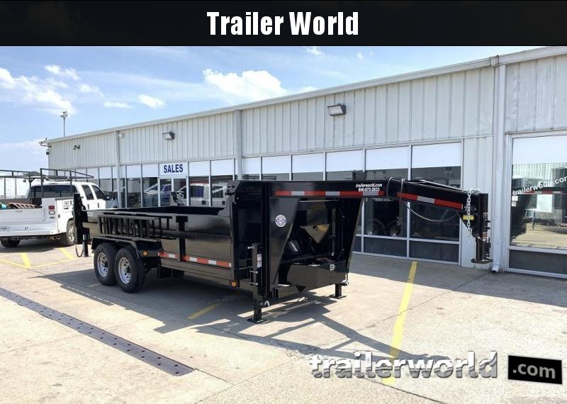 2021 QS 16' Gooseneck Dump Trailer 14K GVWR 2021 QS 16' Gooseneck Dump Trailer 14K GVWR