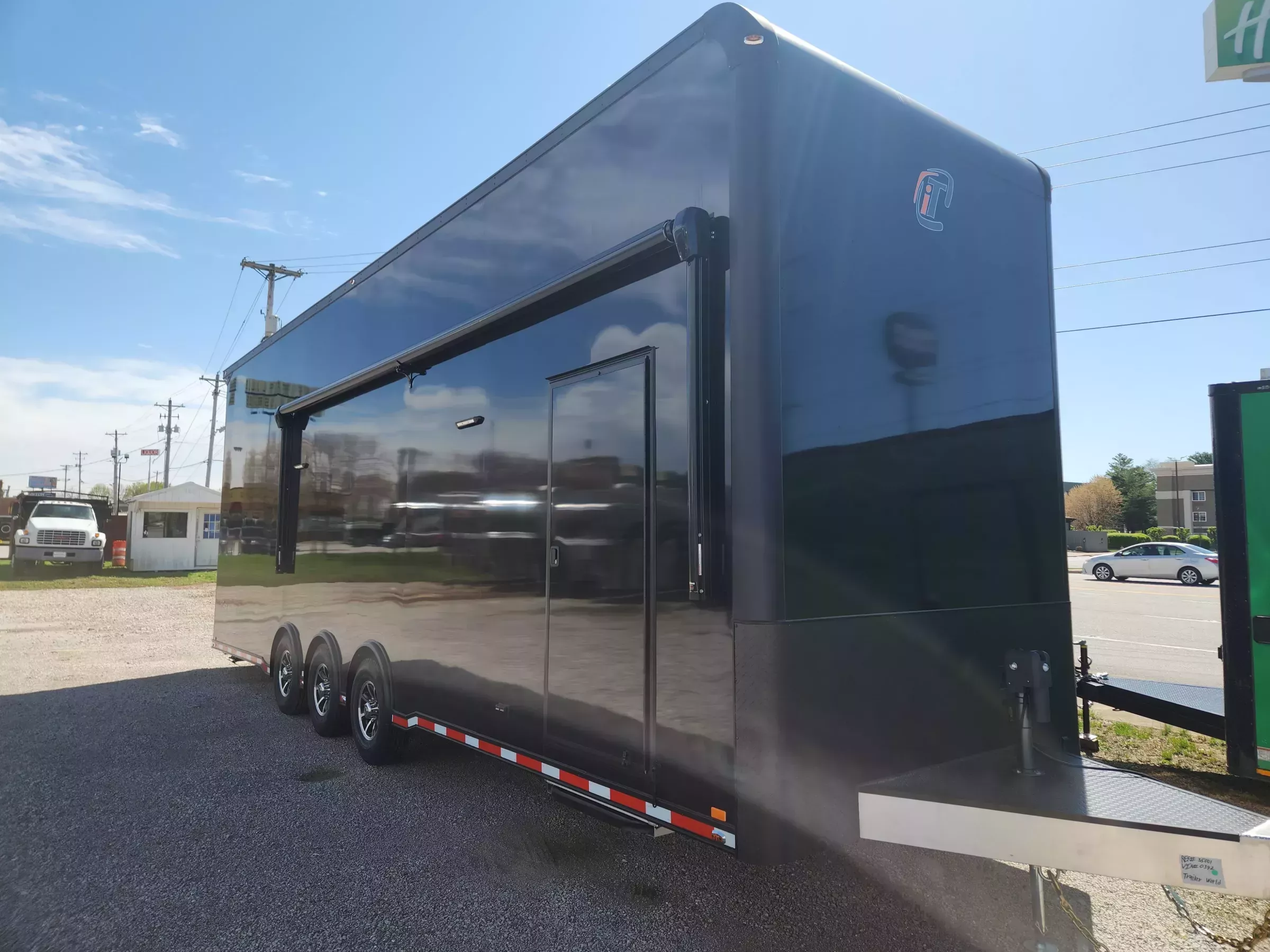 2025 InTech 32' Blackout Stacker w/ Awning and Escape Door in 2025 InTech 32' Blackout Stacker w/ Awning and Escape Door in