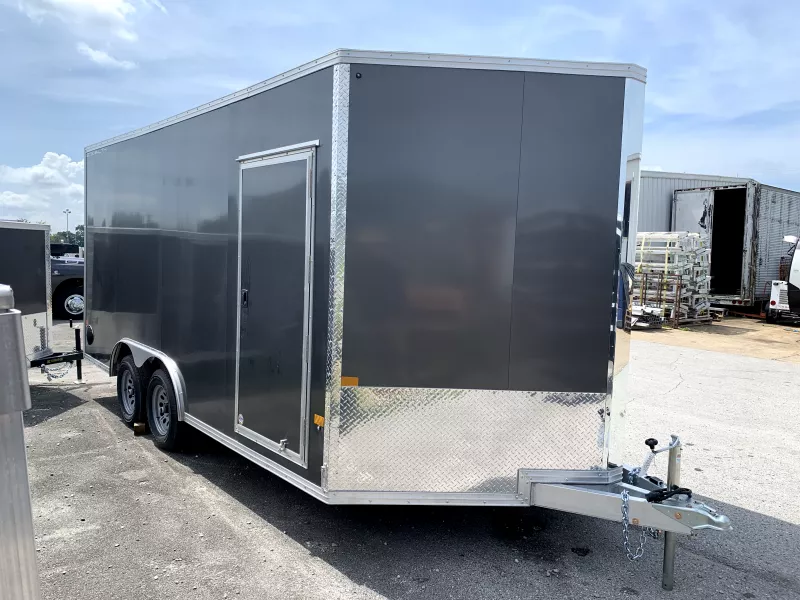 2025 ALCOM CargoPro 8.5' x 16' TA Stealth All-Aluminum Cargo / Enclosed UTV Hauler Trailer