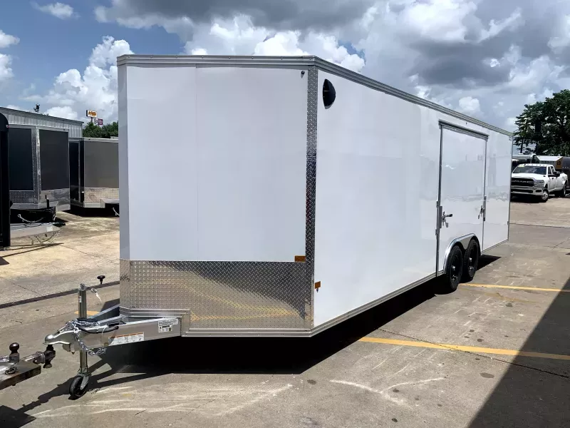 2025 ALCOM Mission EZ Hauler Cargo Pro High Country Xpress 8.5' x 24' XLT Pro Series Aluminum Car / Racing Trailer with Escape Door