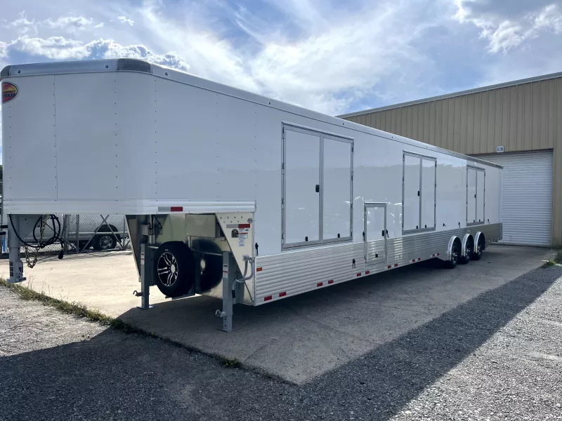 2026 Sundowner 52' O.A. Gooseneck Wedge 3 Car Hauler