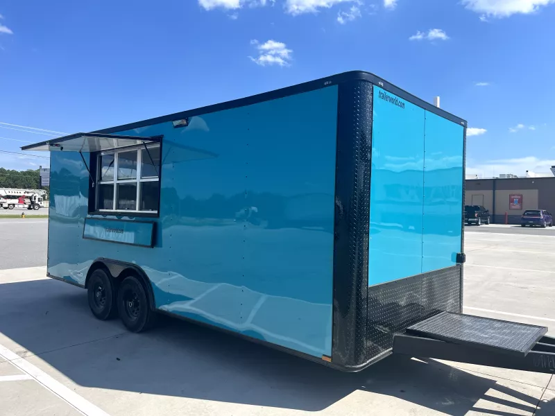 2026 Quality Cargo 8.5' x 20' TA BBQ Porch Vending / Concession Trailer