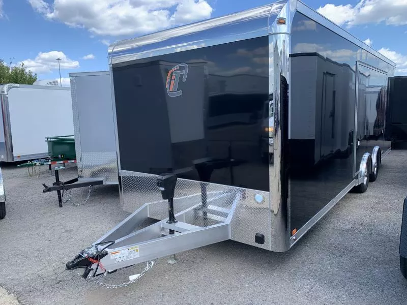 2026 inTech 8.5' x 24'TA  w/13.5K BTU A/C and Electric Jack Escape Door Car / Racing Trailer