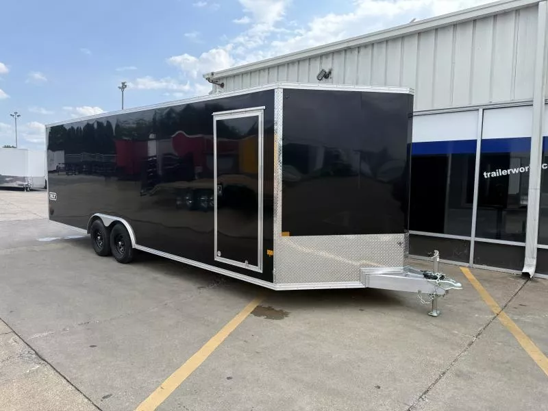 2025 ALCOM High Country Xpress 8.5' x 24' XLT Pro Series Aluminum Car / Racing Trailer with Escape Door