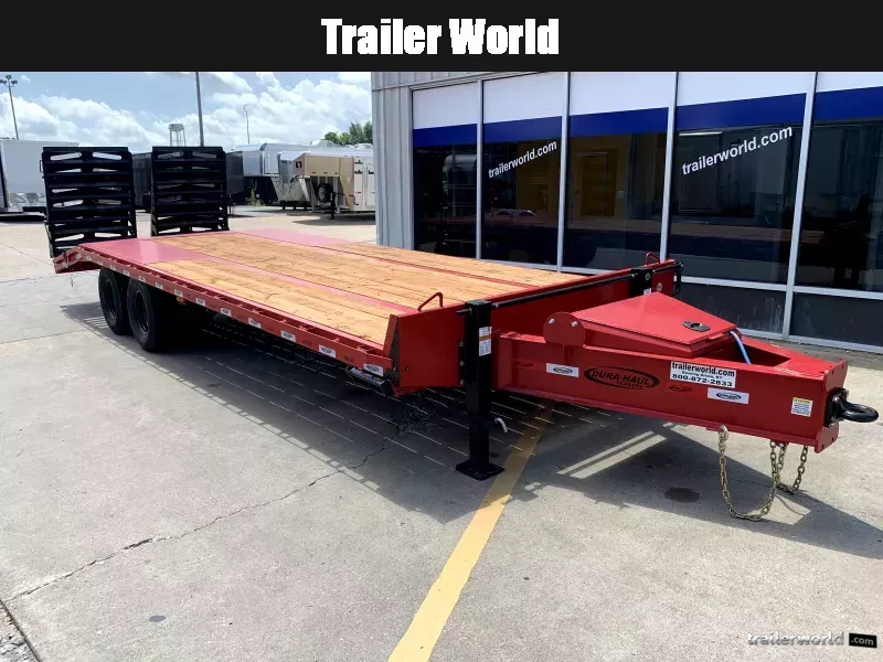 2025 Dura-Haul 102" x 25' (20+5) Deckover (2)12K Axles Pintle Hitch Equipment Trailer