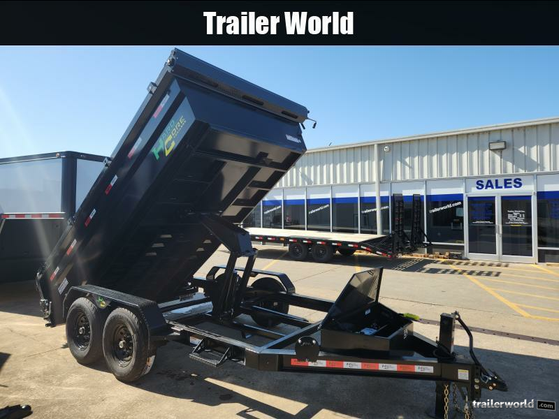2025 Hardcore 7X12 BP Scissor Lift (2)7K Axles Dump Trailer