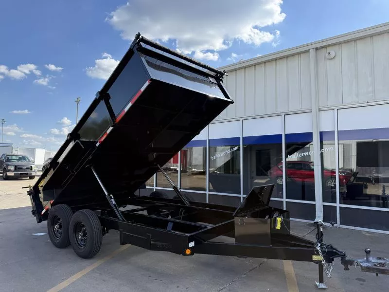 2026 Quality Steel 83" x 14' Dual Ram (2)7K Axles Econo Dump Trailer